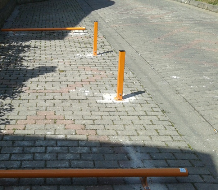 Otopark direği Yatar Kiltili Direk